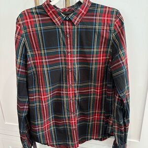 J. Crew Blackwatch Plaid Button Down